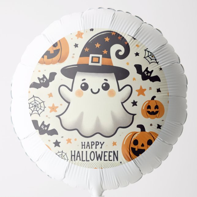 Boo-tiful Halloween Helium Balloon (Front)