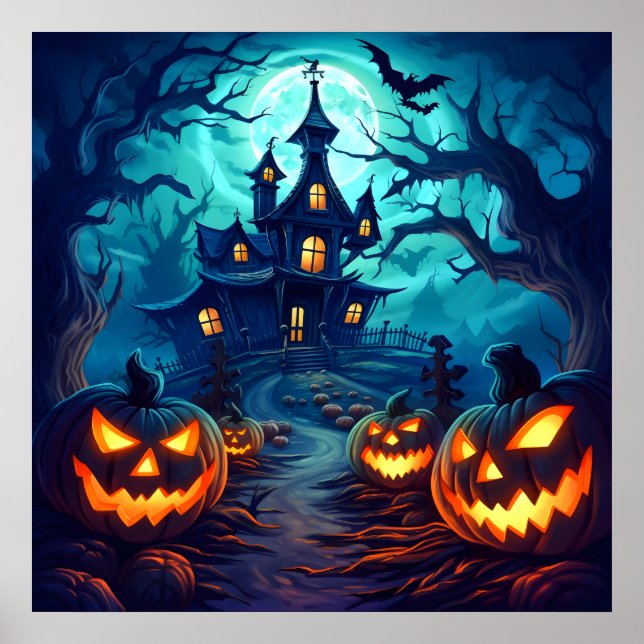 Boo-tiful Halloween Night Poster (Front)