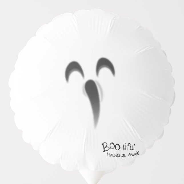 Boo-tiful Hauntings Halloween Balloon (Front)