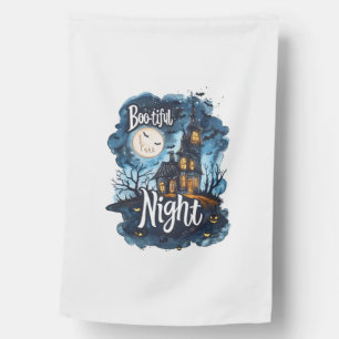 Boo-tiful Night House Flag