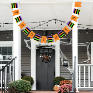 Boo To You Custom Halloween Bunting Flags