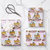 Sweet Christmas Kraft Wrapping Paper Sheets