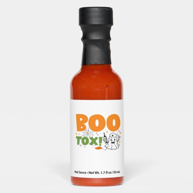BOO Tox Nurse Injector Filler Botox Dysport Dealer Hot Sauces (Front)