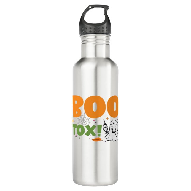 BOO Tox Nurse Injector Filler Botox Dysport Dealer Stainless Steel Water Bottle (Front)