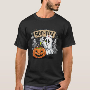 BOO Tox Nurse Injector Halloween Filler Botox Dysp T-Shirt