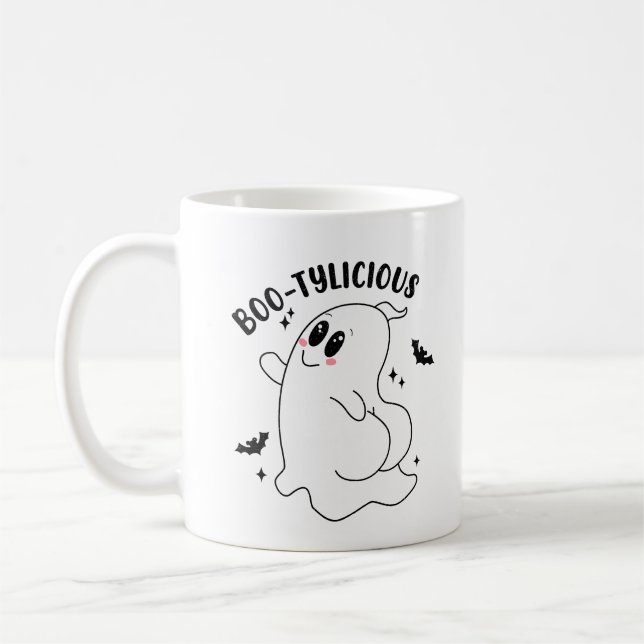 Boo - tylicious funny Halloween Coffee Mug (Left)