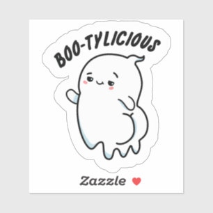 Boo-tylicious Ghost Vinyl Sticker