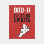 Boo-u Fighting Spirits Fleece Blanket at Zazzle