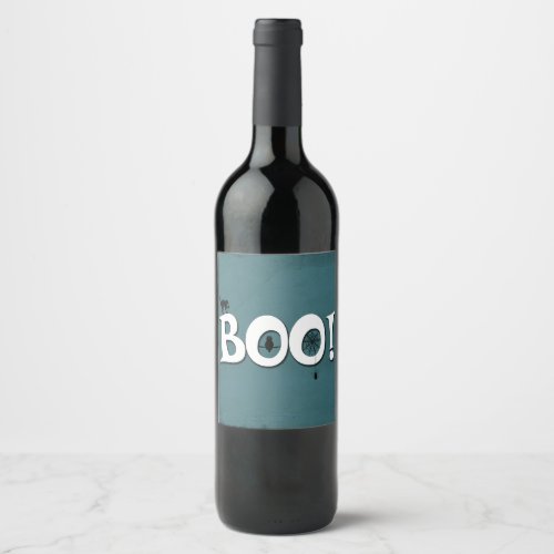 Boo Wine Label