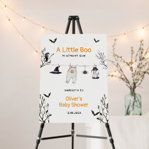 Boo Witch Clothesline Baby Shower Welcome Sign