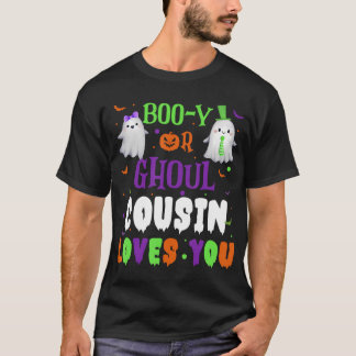 Boo-Y Or Ghoul Cousin Loves You Baby Boo Halloween T-Shirt