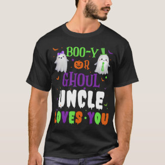Boo-Y Or Ghoul Uncle Loves You Baby Boo Halloween T-Shirt