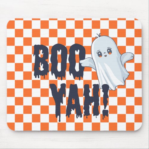 Boo_yah ghost mouse pad