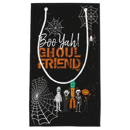 Boo Yah Ghoul Friend Halloween Monsters ID684 Small Gift Bag