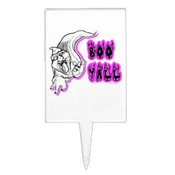 Boo Y'all Cakepick by Method77 at Zazzle
