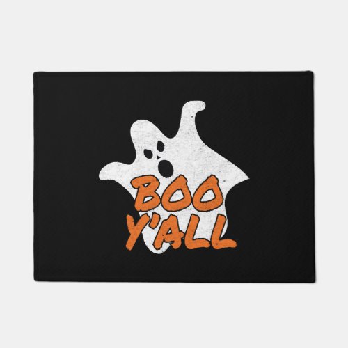 Boo Yall Cute Womens Vintage Halloween Party Doormat