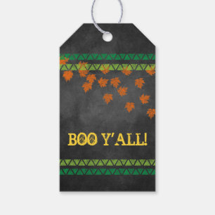 BOO Y'ALL Fall Family Friendly Southern Halloween  Gift Tags