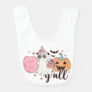Boo Y'All Halloween Baby Bib