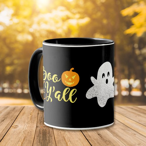 Boo Yall Halloween Ghost Mug