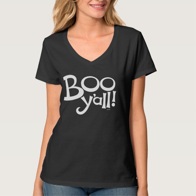 Boo Y'all Halloween shirt (Front)