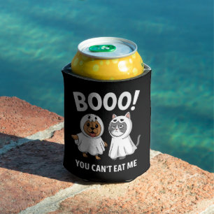 Boo You Can't Eat Me Dogs And Cats Funny Halloween Can Cooler
