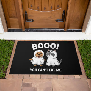 Boo You Can't Eat Me Dogs And Cats Funny Halloween Doormat