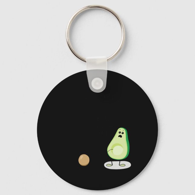 Boo You Scared The Pit Out Of Me Funny Ghost Avoca Keychain (Front)