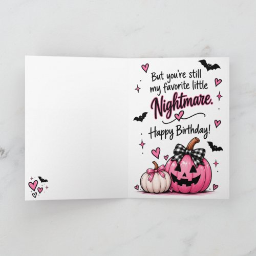 Boo You're Old Funny Halloween Birthday Card