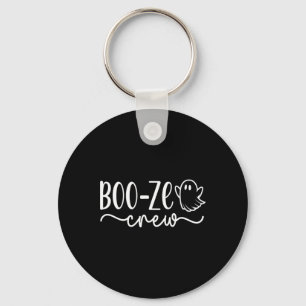 Boo-ze Crew Halloween Ghost Vacation Cruise Tee Keychain