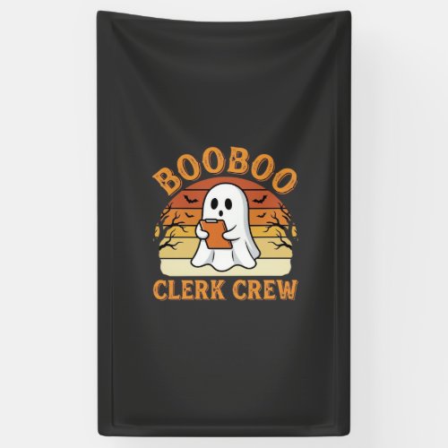 Booboo Clerk Crew Halloween Ghost Design_1 Banner