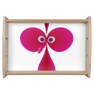 Booby Bird Pink Serving Tray