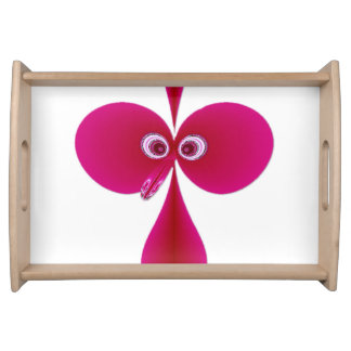 Booby Bird Pink Serving Tray