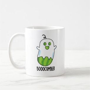 Boocumber Funny Ghost Cucumber Pun Coffee Mug