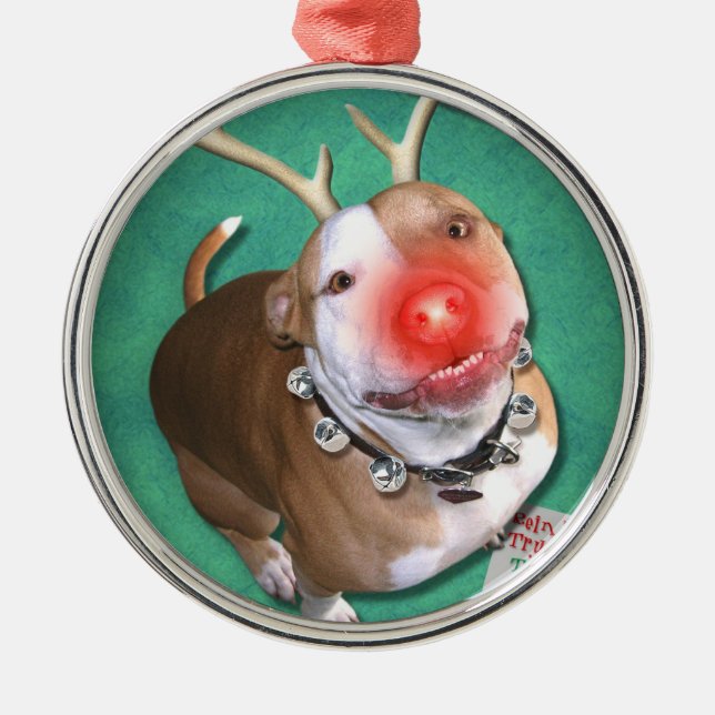 Boodolph Metal Ornament (Front)