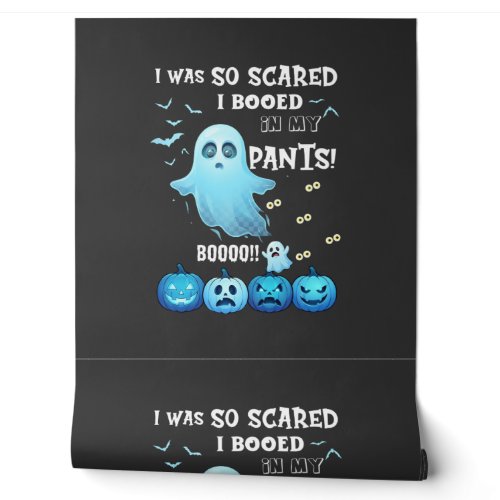 Booed Pants Halloween Ghost Blue Pumpkins Wallpaper