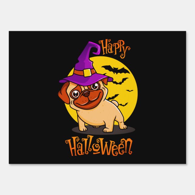 BooF -Bruno the Witchy French Bulldog Sign (Front)