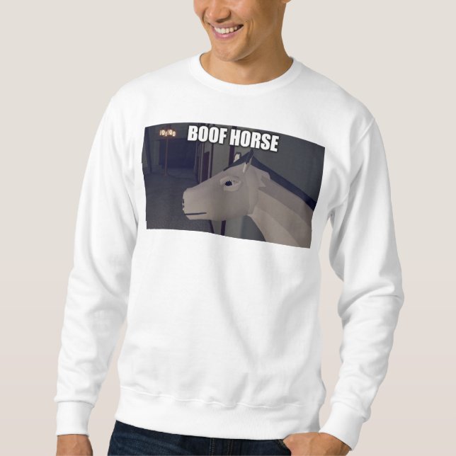 Boof Horse Sweatshirt (Front)