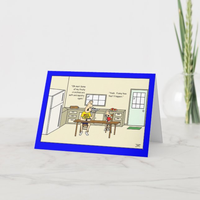 Booger Crunchies Birthday Card (Front)