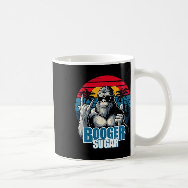Booger Sugar Sasquatch Funny Gorilla Bigfoot  Coffee Mug (Right)
