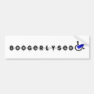 boogerlysed bumper sticker