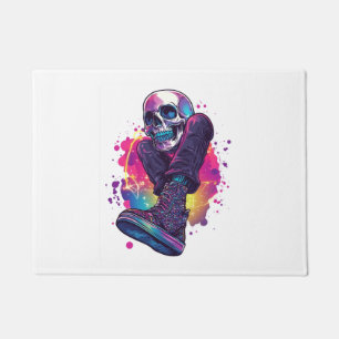 Boogie Bones – Funny 70s Disco Skull Doormat
