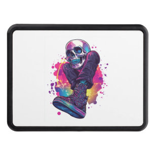 Boogie Bones � Funny 70s Disco Skull Hitch Cover