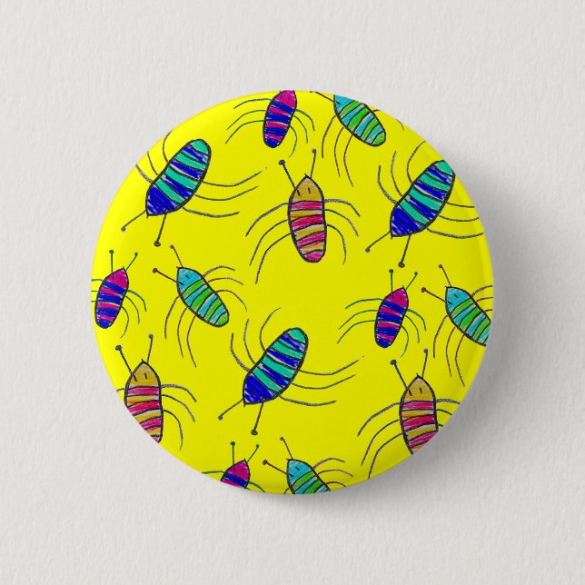 Boogie Bugs Button (Front)