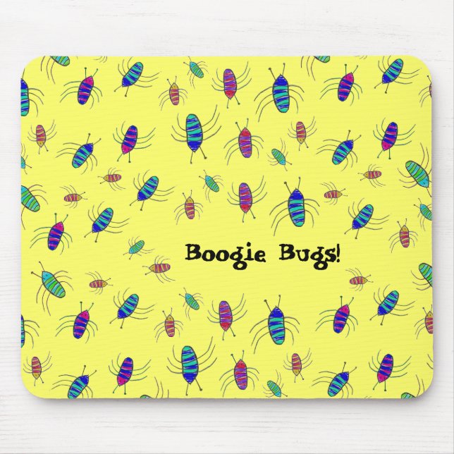 Boogie Bugs! Mouse Pad (Front)