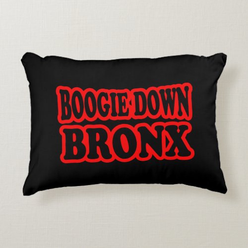Boogie Down Bronx NYC Accent Pillow