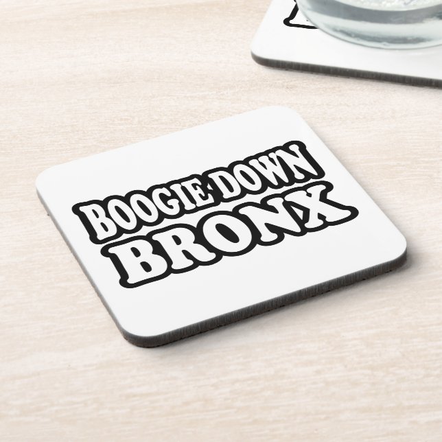 Boogie Down Bronx, NYC Beverage Coaster (Left Side)