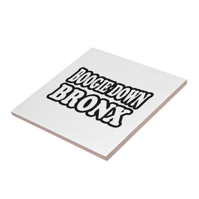 Boogie Down Bronx, NYC Ceramic Tile (Side)