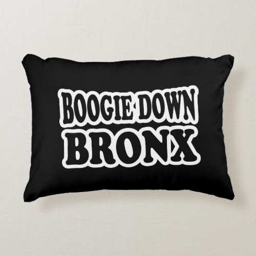 Boogie Down Bronx NYC Decorative Pillow