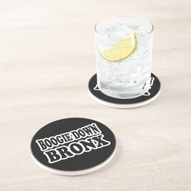 Boogie Down Bronx, NYC Drink Coaster (Side)