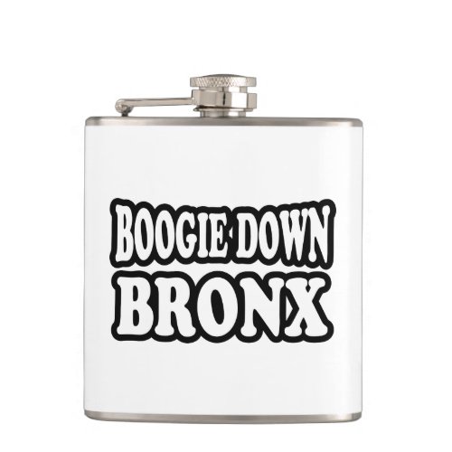 Boogie Down Bronx NYC Flask